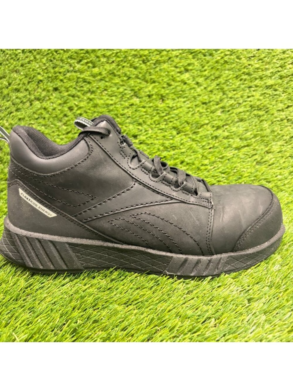 Reebok Fusion Formidable Mens Size 9 Black Composite Toe Safety Work Boots